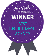 Winner of Best Recruitment Agency at the Talk of Manchester Awards