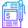 Insurance and financial services icon