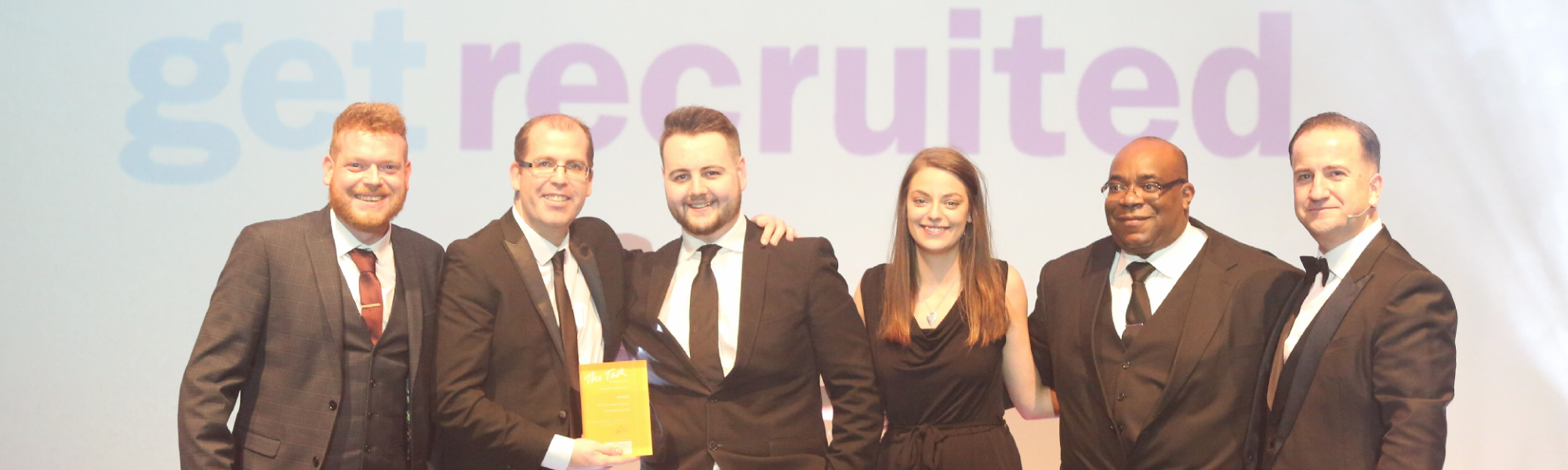Get Recruited team winning best recruitment agency in manchester