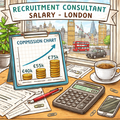 Recruitment consultant salary London