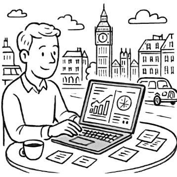 Doodle of a Marketing Manager 