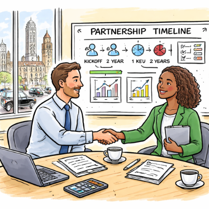 Partnership with recruitment agency