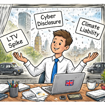 Sketch drawing of an insurance candidate